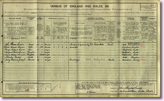 1911 Census Record