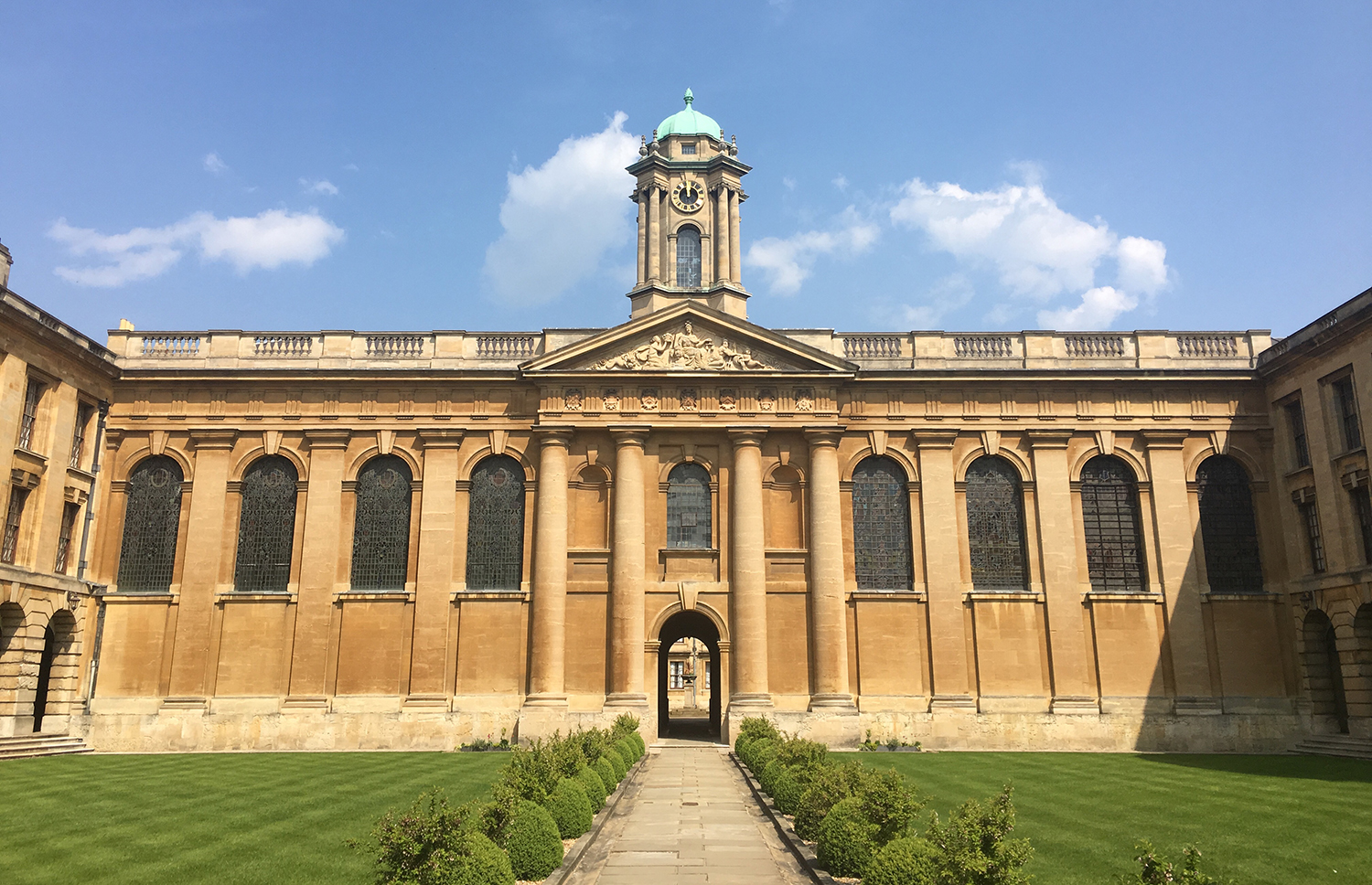 The Queen’s College, University of Oxford, where Burn studied in the 18th century