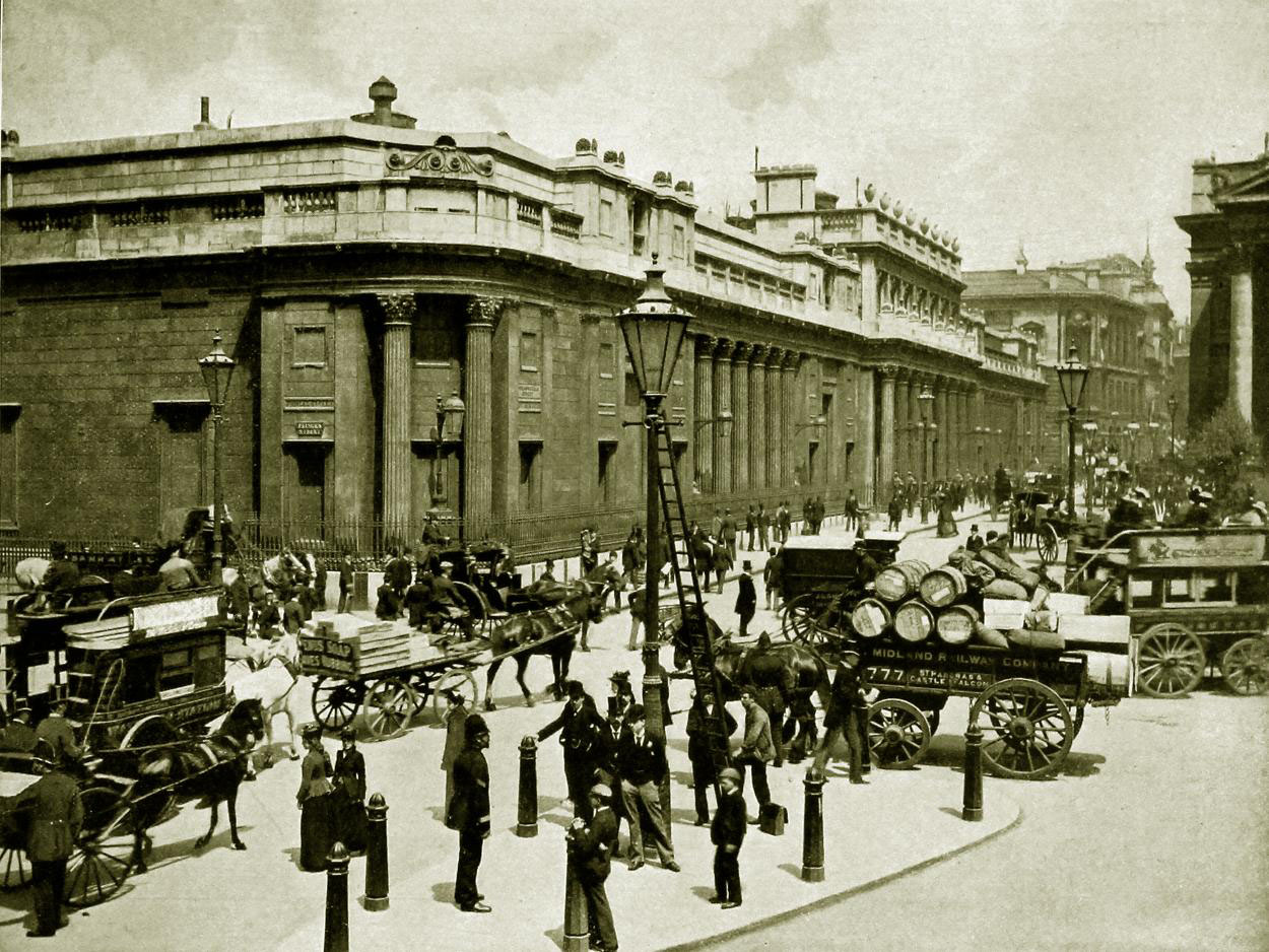 The Bank of England from the Image Archive on TheGenealogist