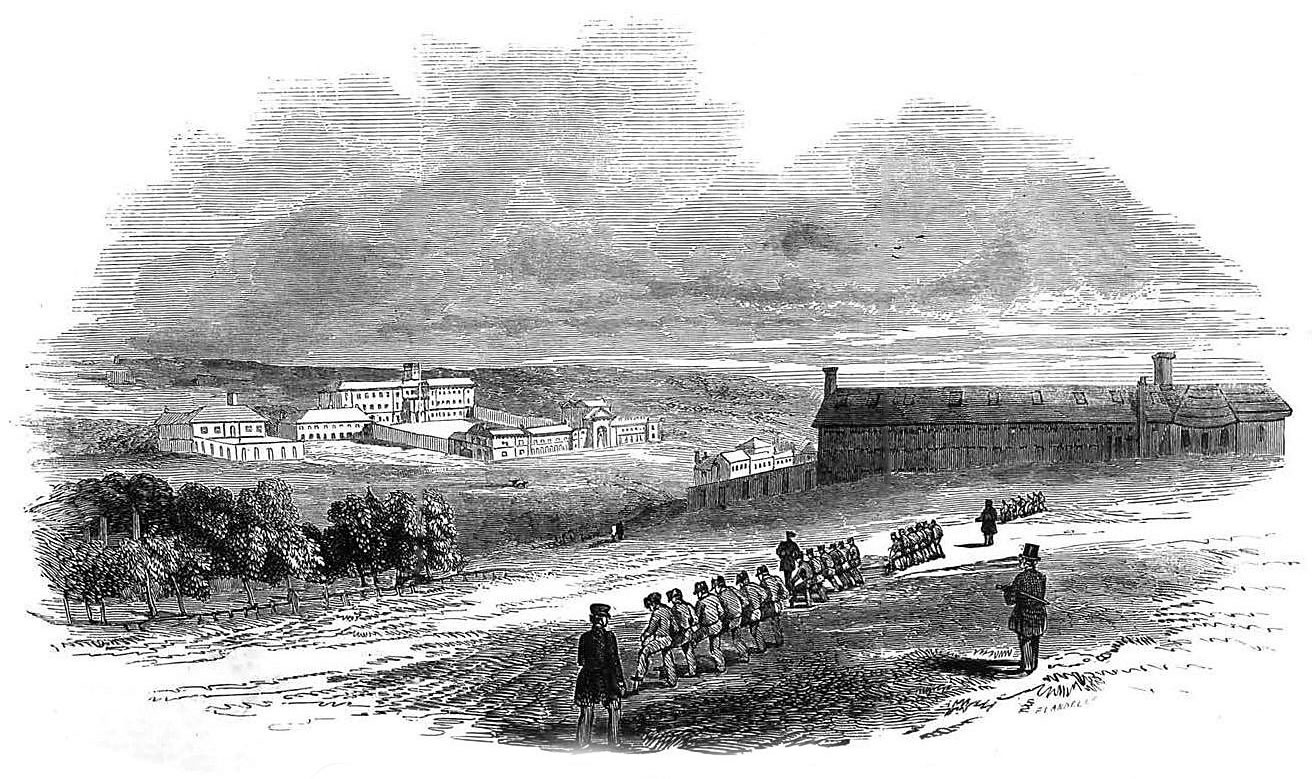 Parkhurst Prison, from The Illustrated London News