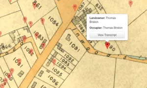 Tithe Records on Map Explorer