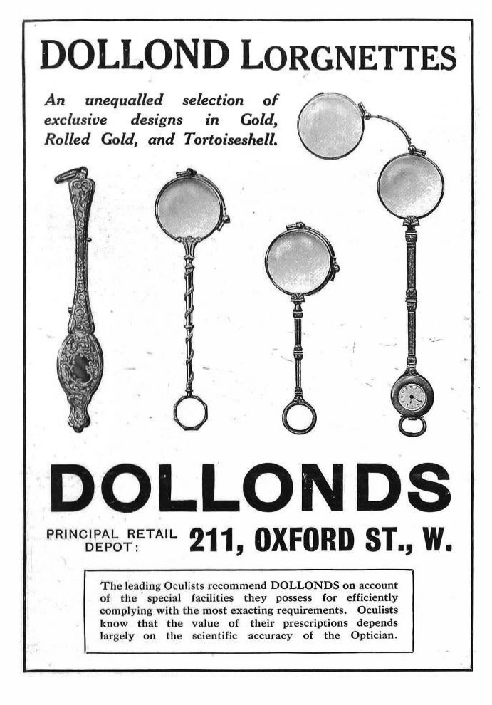 Dollonds advertisement from July 1916