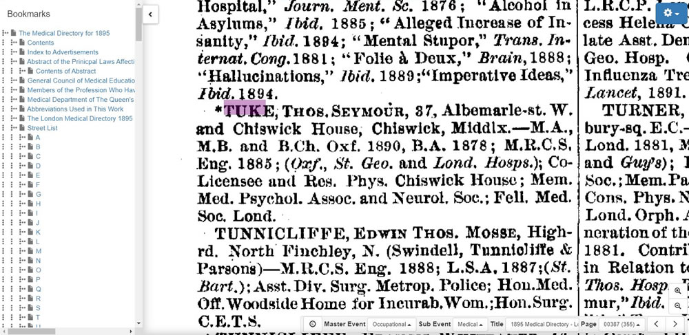 The Medical Directory 1895