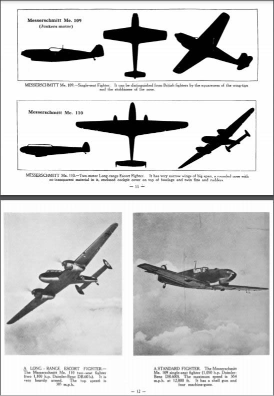 Aircraft Recognition Book on TheGenealogist