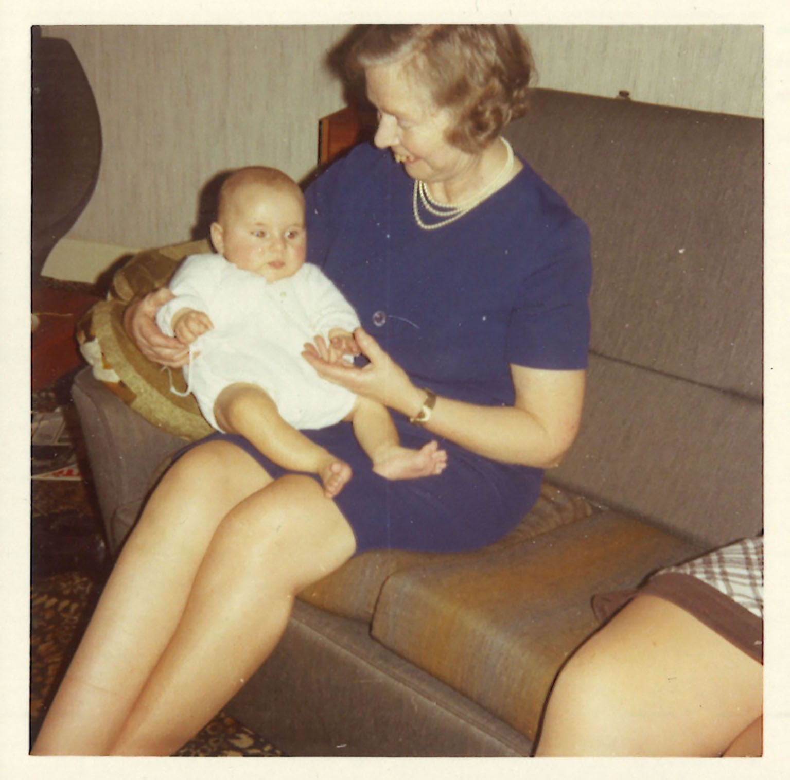 Granny Ivy Boorman (David Walliams' paternal grandmother) with David.