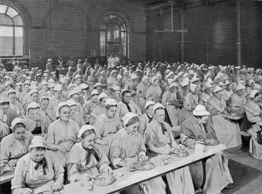 Dinner at the workhouse from the Image Archives on TheGenealogist