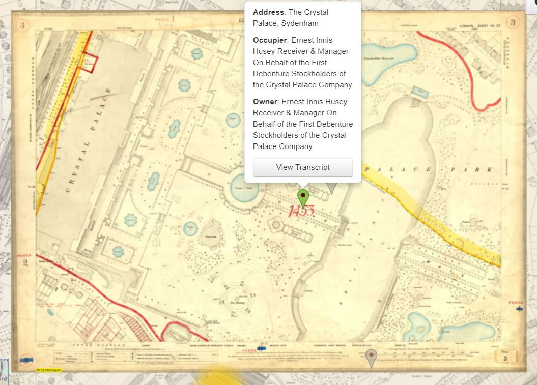 The Lloyd George Domesday Survey map on TheGenealogist's Map Explorer™