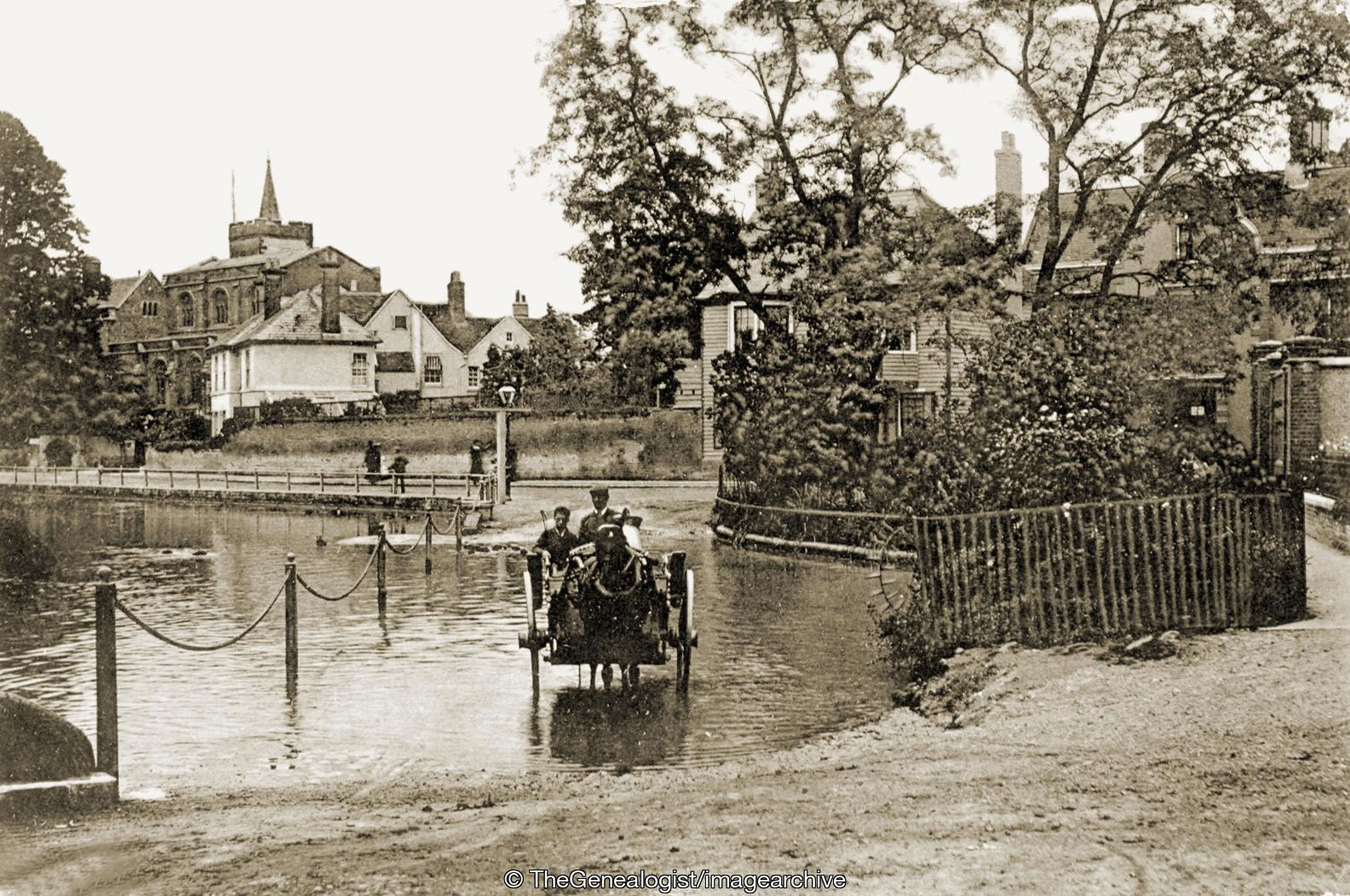 Nearby is Carshalton Church and Pond from TheGenealogist's Image Archive