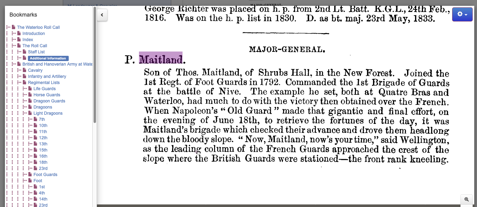 Peregrine Maitland played a key role at Waterloo, as TheGenealogist reveals