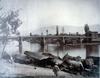 1st Bridge Srinagar (1st Bridge, Bridge, India, Jhelum, Kashmir, River, Shikara, Srinagar)