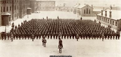 2-6th (Rifle) Battn King's Liverpool Regt The Battalion Woking February 1917 (1917, England, Kings Liverpool, parade, Surrey, Woking, WW1)