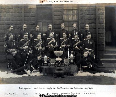 53rd Battery RFA Bradford 1903 (1903, 53rd Battery, Bradford, C1900, England, Regiment, Royal Field Artillery, Yorkshire)