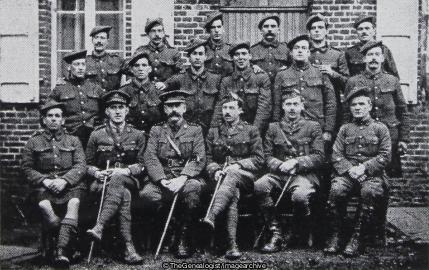 7th Battalion Argyll and Sutherland Highlanders D Company Officers and NCOs (Argyll and Sutherland Highlanders, D Company, NCOs, Officers, WW1)