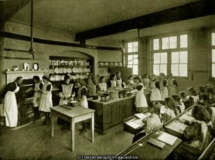 A Board School Cookery Class (1897, Cookery School, England, Kilburn Lane Board School, London, School)
