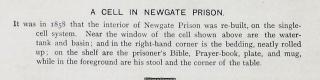 A Cell in Newgate Prison (1897, England, London, Newgate Goal, Prison)
