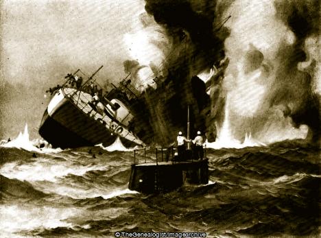 A fair hit a Turkish gunboat torpedoed by E11 (1915, Dardanelles, Gunboat, HMS E11, Lieutenant Commander, Martin Dunbar-Nasmith, Sea Of Marmara, Submarine, Turkey, VC, WW1)