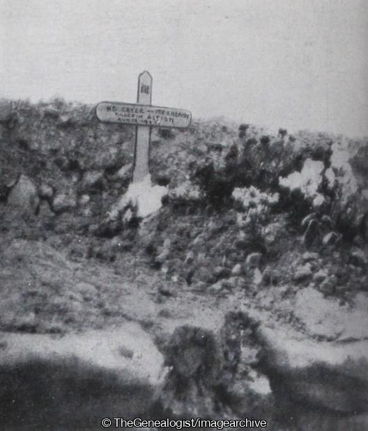 A Grave near the Trenches Ypres 1915 Ptes H S Cryer and A Newby (1915, 6th Battalion, Belgium, Trench, West Flanders, West Yorkshire, WW1, Ypres)