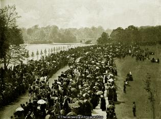 A Meet of the Coaching Club (1896, Coach and Horses, England, Hyde Park, Ladies Mile, London)