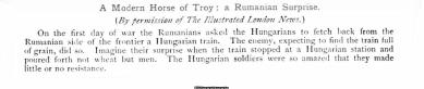 A Modern Horse of Troy a Rumanian Surprise (Train, WWI)