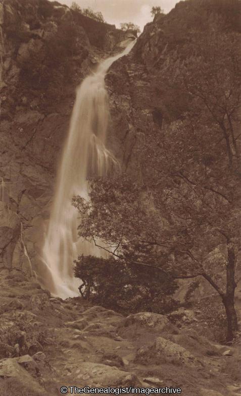 Aber Falls (Aber Falls, Abergwyngregyn, Gwynedd, Rhaeadr Fawr, Wales)