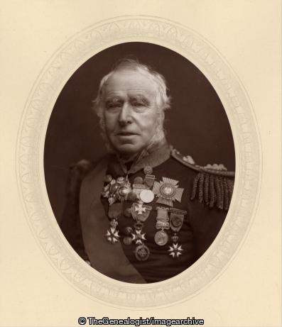 Admiral Sir Sydney Colpoys Dacres Governor of Greenwich Hospital Original 1883 (1883, admiral, Governor, Greenwich Hospital, Sydney Dacres)