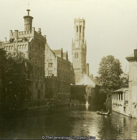 Among the Canals of Picturesque Bruges, Belgium (3d, Belfry, Belgium, Bruges)
