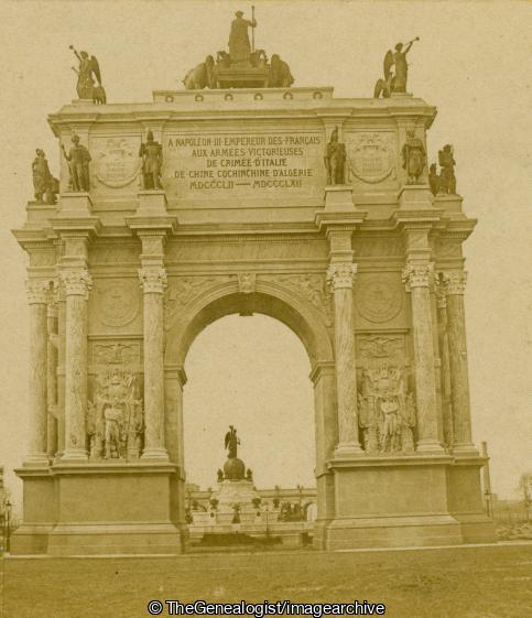 Arch du Triumphal (3d, Arch du Triumphal, France, Paris, Place de la Nation)