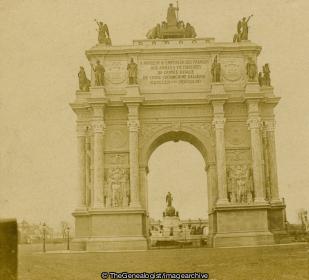 Arch du Triumphal (3d, Arch du Triumphal, France, Paris, Place de la Nation)