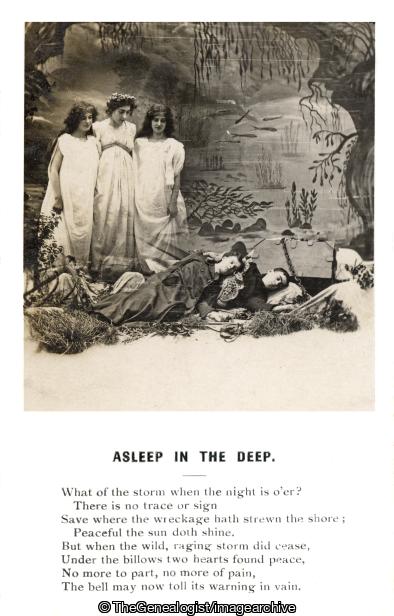Asleep in the deep (Angel, Angels, Couple , death, Fish, poem, Seaweed, sentimental)
