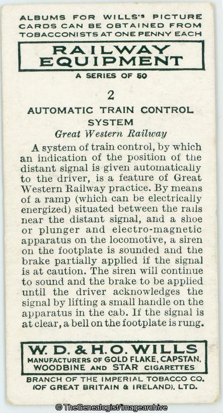 Automatic Train Control System (Automatic Train Control System, Great Western Railway)