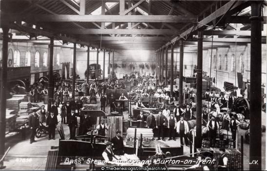 Bass Steam Cooperage Burton on Trent 1909 (1909, Bass Brewery, Brewer, Brewery, Burton on Trent, Cooper, England, Staffordshire)