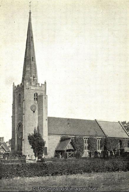 Bickenhill Church (bickenhill, Church, Spire, St Peter, Warwickshire)