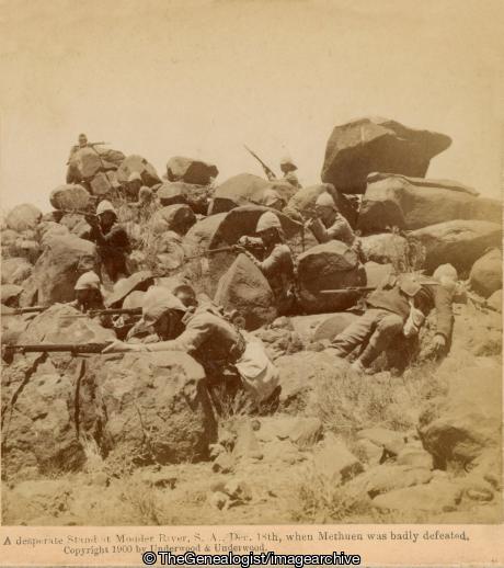 Boer War - A desperate stand at Modder River, South Africa, Dec 18th, when Methuen was badly defeated (1899, 3d, Boer War, Deperate Stand, Kimberley, Modder River, Northern Cape, Paul Methuen, South Africa)