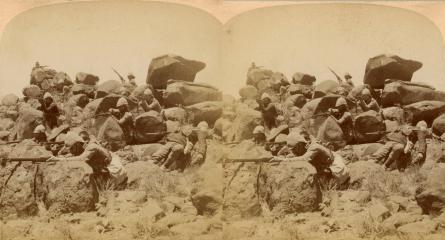 Boer War - A desperate stand at Modder River, South Africa, Dec 18th, when Methuen was badly defeated (1899, 3d, Boer War, Deperate Stand, Kimberley, Modder River, Northern Cape, Paul Methuen, South Africa)