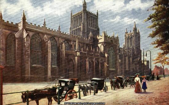 Bristol Cathedral (Bristol, bristol cathedral, Cathedral, England, Gloucestershire, Horse and Carriage, Somerset, The Holy and Undivided Trinity, vehicle)