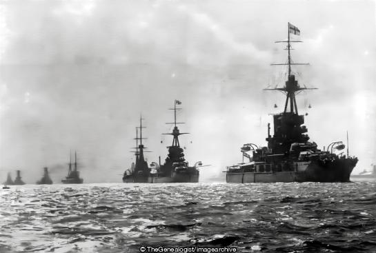 Britain's Sure Shield some of the Warships which fought at the Battle of Jutland (Battle of Jutland, Navy, WWI)