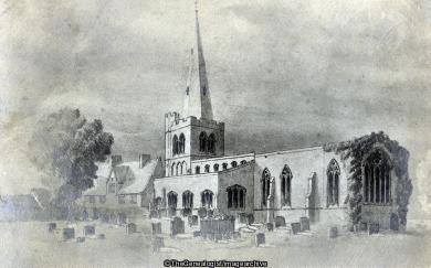 Burton Latimer Church (Burton Latimer, Church, Drawing, Northamptonshire, St Mary The Virgin)