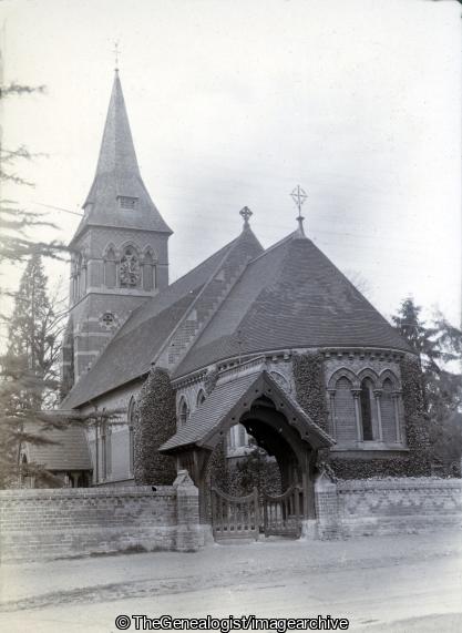 Christchurch Church Ottershaw (C1910, Christchurch, Church, England, Guildford Road, Ottershaw, Surrey)