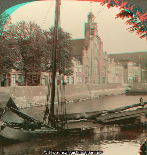 Church where Pilgrim Fathers Prayed before Embarking for America, Delfthaven, Netherlands (, 3d, Church, Delfshaven, Delfthaven, Netherlands, Pilgrim Fathers Church, Rotterdam-Delfshaven)