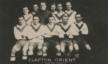 Clapton Orient Football Club (A. Wood, B. Bliss, Clapton Orient, Clapton Orient Football Club, Dixon, Football, Higginbotham, J. Tonner, Nicholls, Nicholson, O. William, S. Tonner, Smith, Townrow)