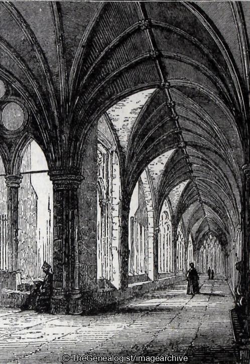 Cloisters of Westminster Abbey (Abbey, London, Westminster, Westminster Abbey)