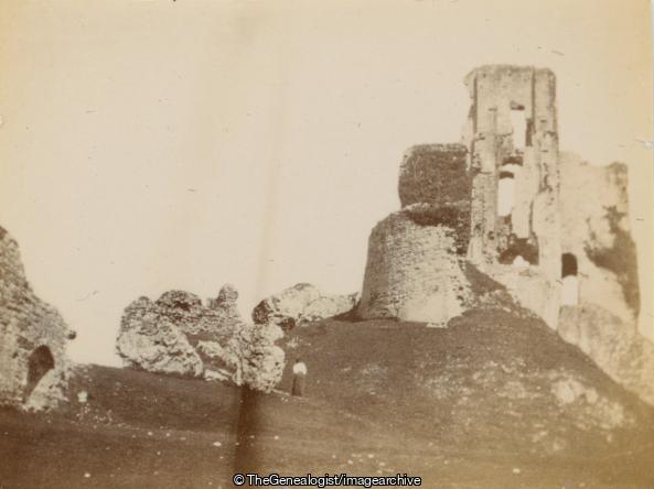 Corfe castle (Castle, Corfe castle, Dorset, Ruins)