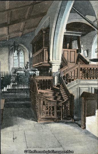 Croft Church, Ancient Pew (Church, Croft-on-Tees, England, Milbanke Pew, St Peter, Yorkshire)