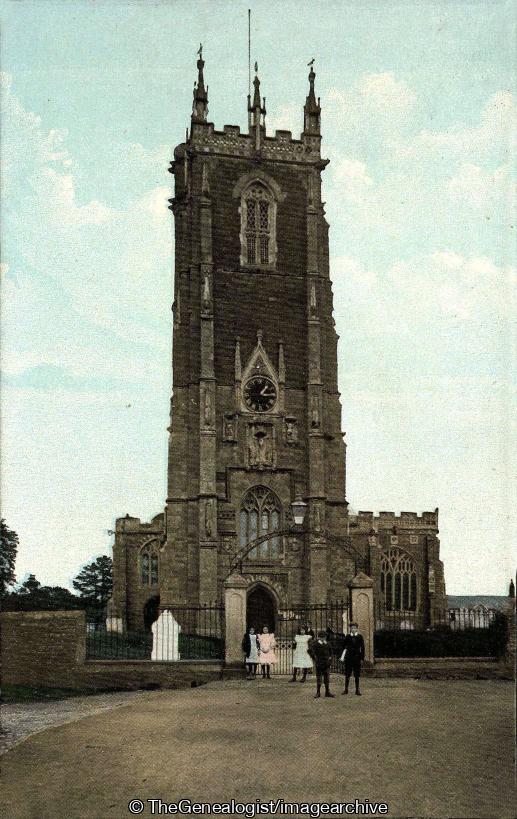 Cullompton Church Tower (Church, cullompton, Devon, England, St Mary)