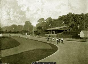 Cycling at Herne Hill (Cycling, Herne Hill, London, London County Cycle and Athletic Club)