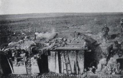 Demicourt February 1918 (1918, Demicourt, Dugout, France, Nord-Pas de Calais, WW1)