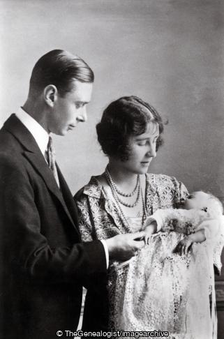 Duke and Duchess of York and baby Princess Elizabeth 1926 (1926, Baby, Duchess of York , Duke  of York, Princess Elizabeth, Royalty)