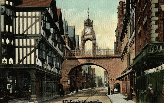 Eastgate, Chester (Cheshire, Chester, Eastgate, Eastgate Street, England)