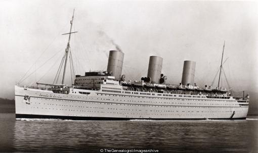 Empress of Brittain (C1930, Canadian Pacific Steamships, Liner, RMS Empress of Britain, Ship)