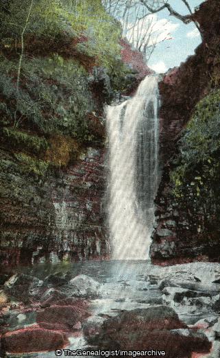 Enin Gam, South Wales (Brecknockshire, Einion Gam, Wales, Waterfall, Waterfall Country)